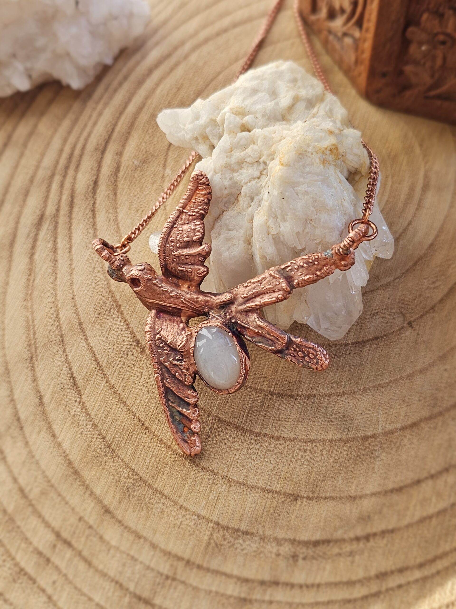 Naszyjnik miedziany - 'Ptasie Opowieści'