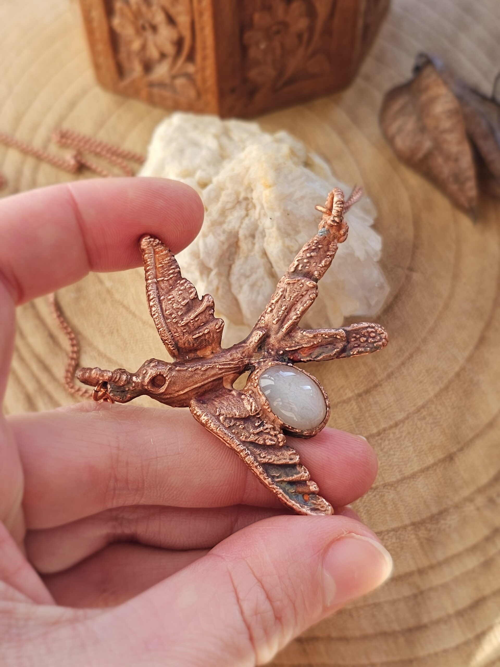 Naszyjnik miedziany - 'Ptasie Opowieści' - obrazek 6